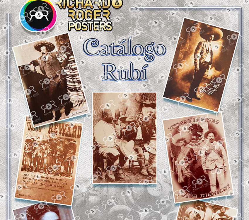 Catálogo rubí Revolución mexicana Richard y Roger Posters