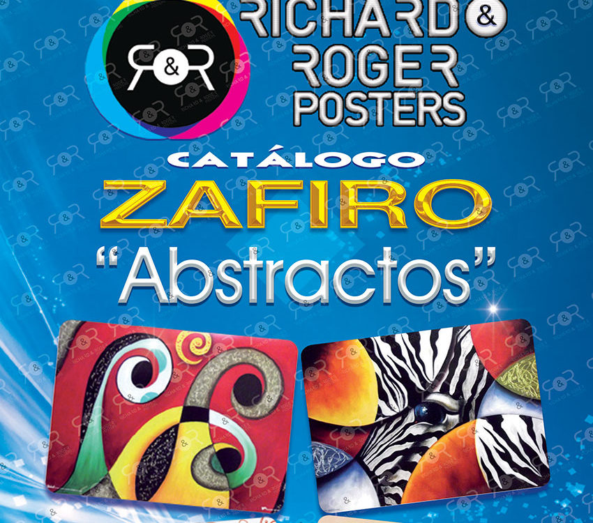 Catálogo zafiro abstractos Richard y Roger Posters