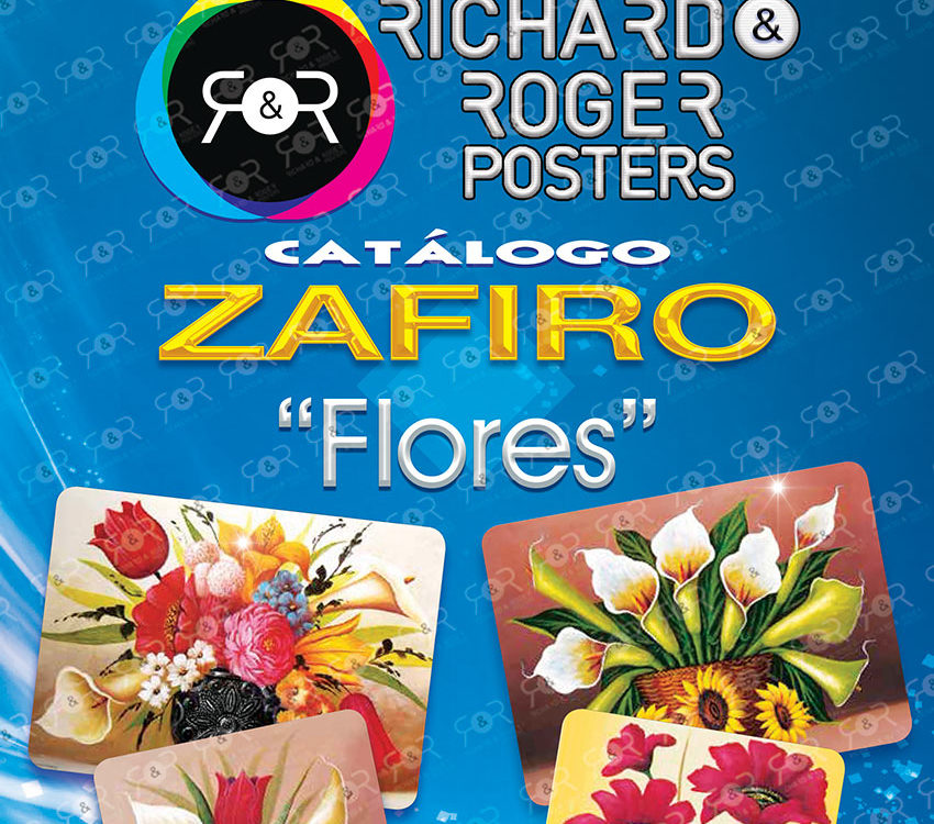 Catálogo zafiro flores Richard y Roger Posters